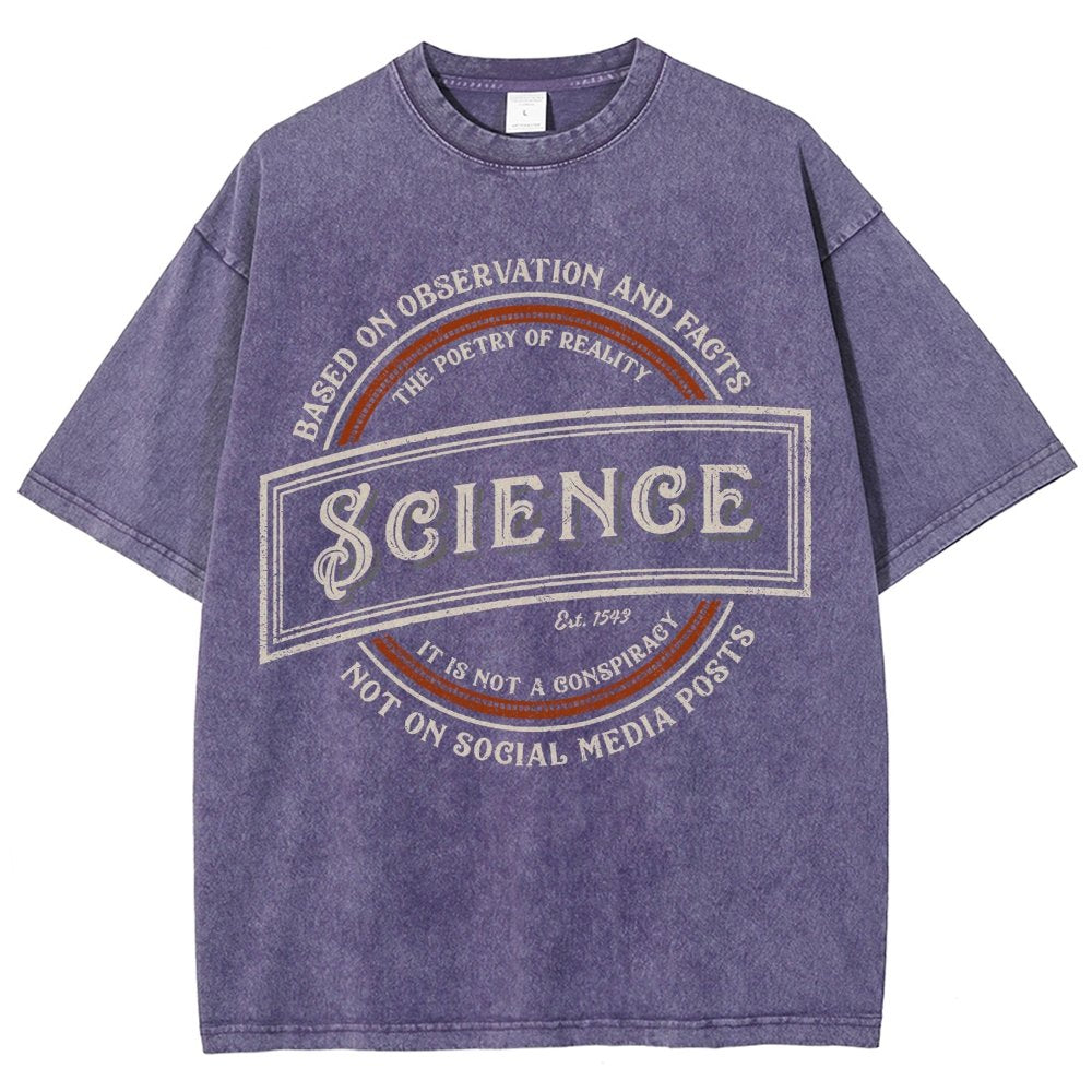 Old-Timey Science Vintage Distressed T-shirt