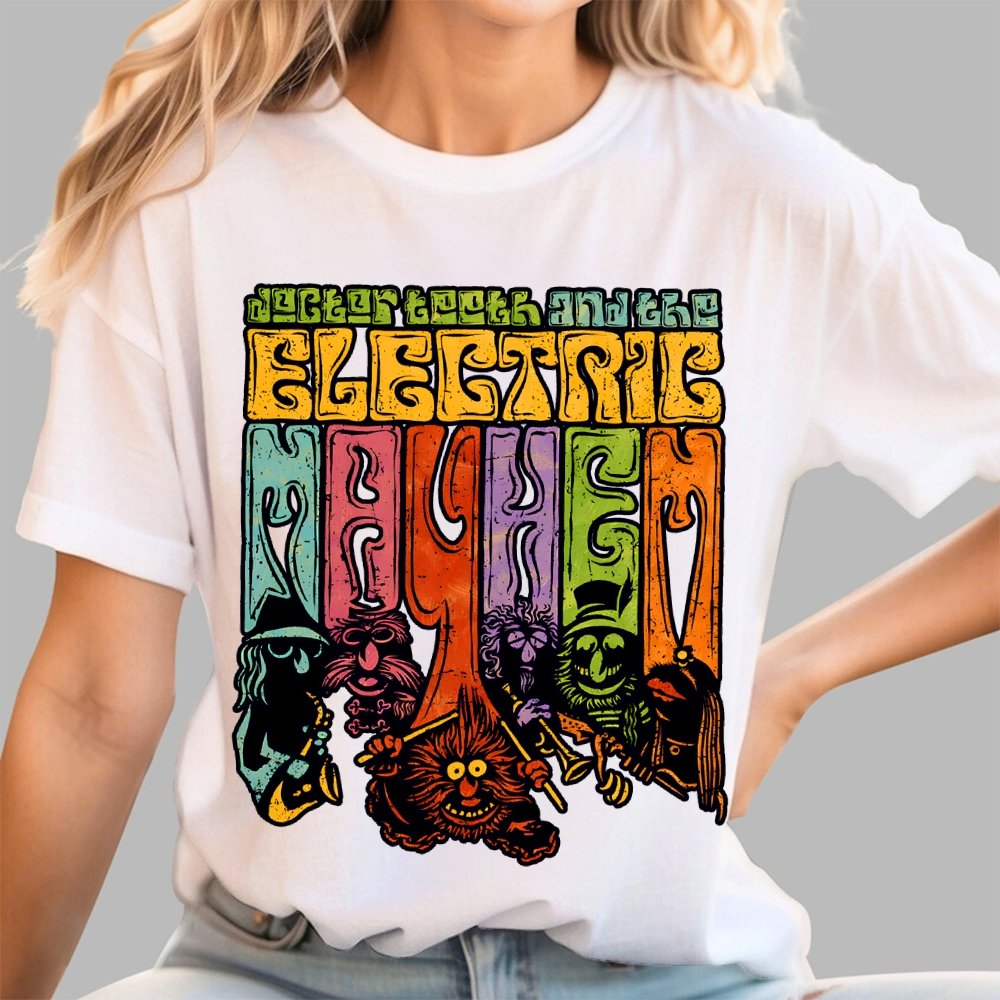The Psychedelic Mayhem Geek T-Shirt