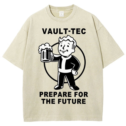 prepare for the future Vintage Distressed T-shirt