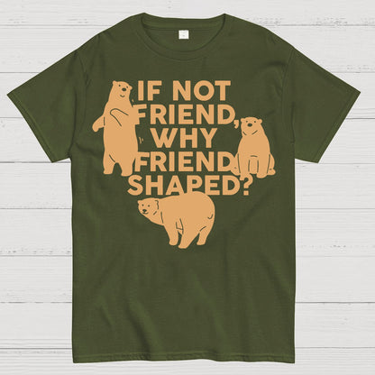 If Not Friend, Why Friend Shaped Geek T-Shirt