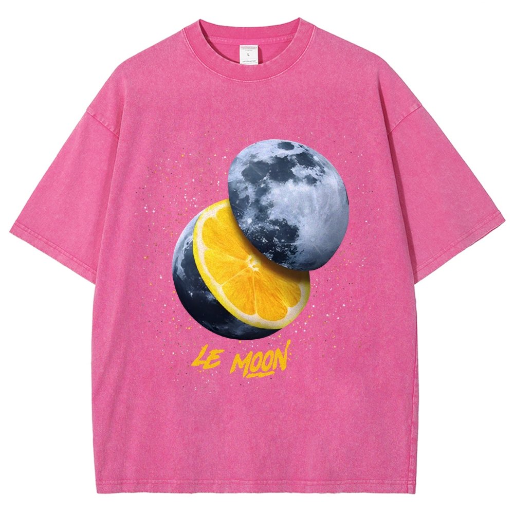 Le Moon - Lemon Moon Vintage Distressed T-shirt