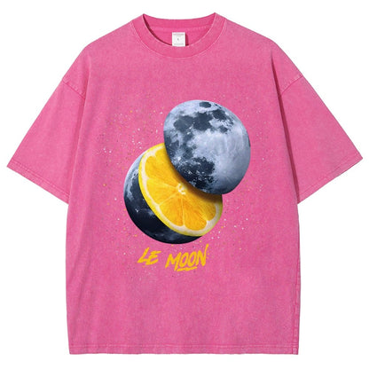 Le Moon - Lemon Moon Vintage Distressed T-shirt