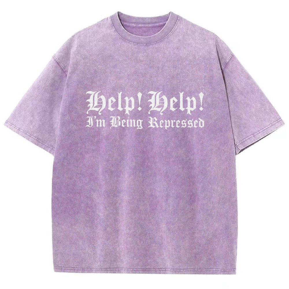 Help! Help! I'm being repressed Vintage Distressed T-shirt