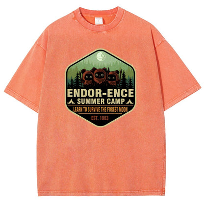 Elysian-Ence Vintage Distressed T-shirt