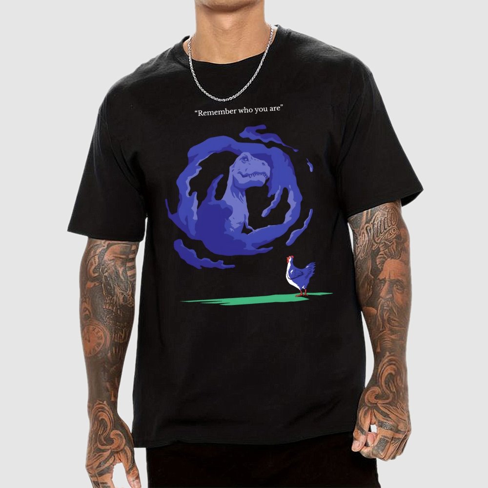 Remember Who You Are Dinosaur Geek T-Shirt