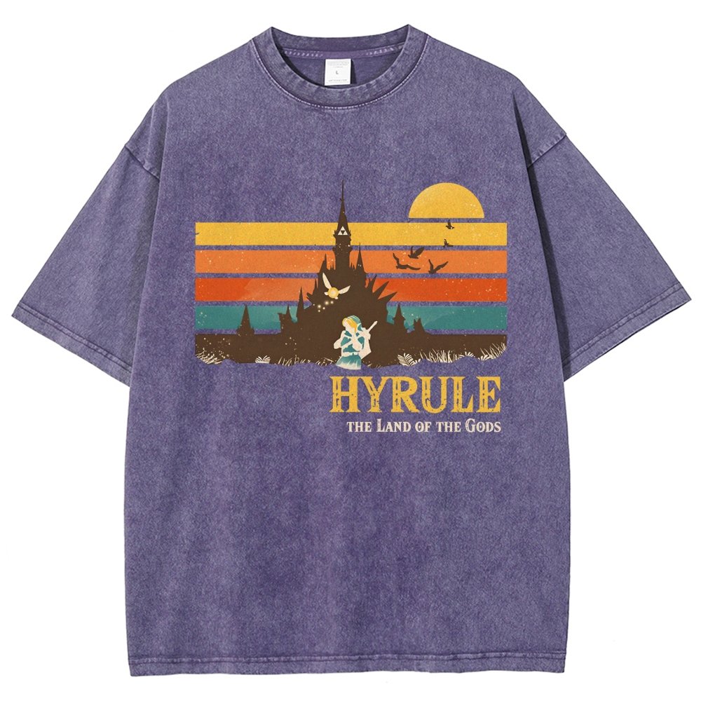 The Land Of Gods Vintage Distressed T-shirt