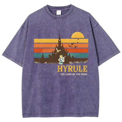 The Land Of Gods Vintage Distressed T-shirt