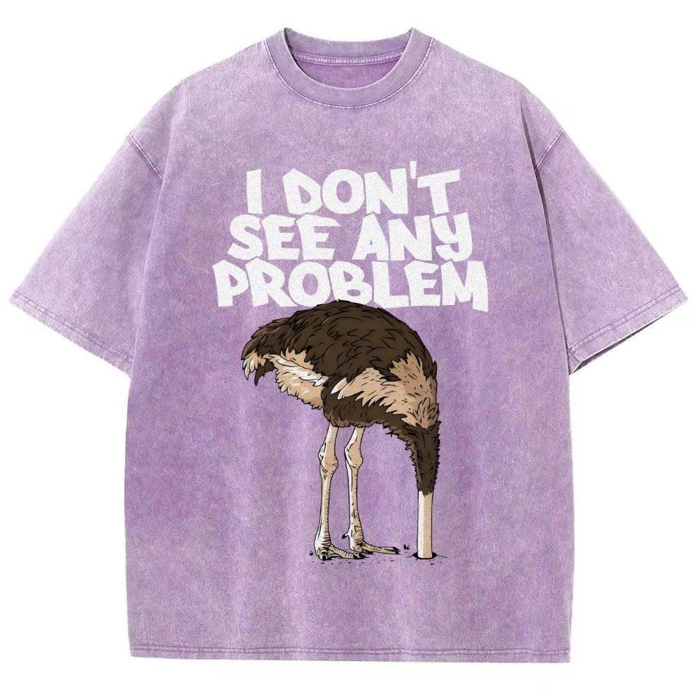 I Don't See Any Problem Vintage Distressed T-shirt