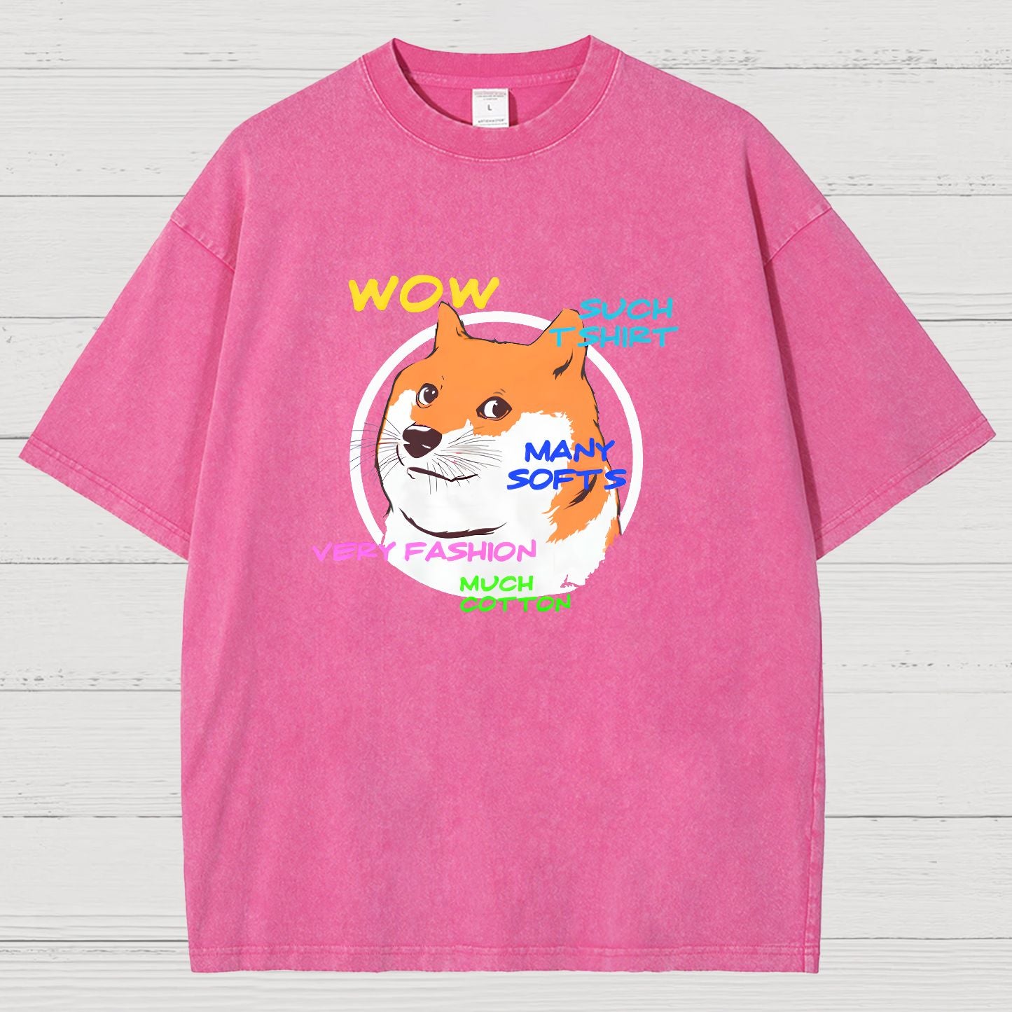 Doge Vintage Distressed T-shirt