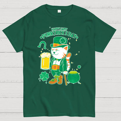 Cat St. Patrick's Day Geek T-Shirt