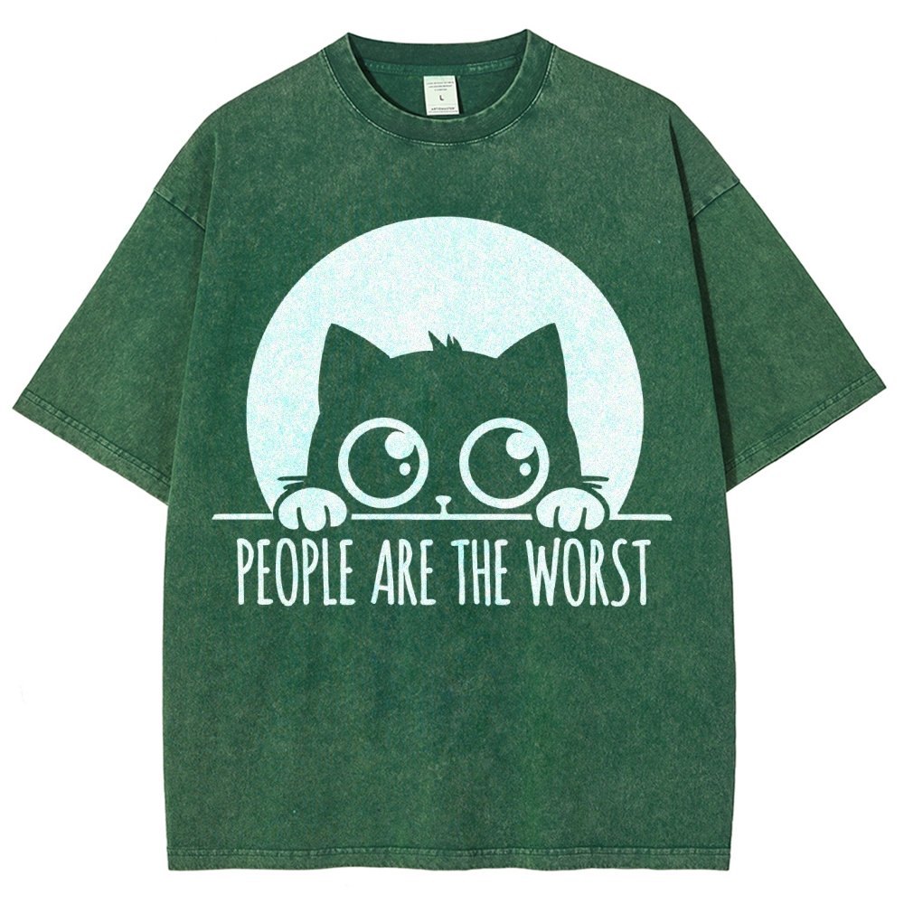 People Are The Worst Vintage Distressed T-shirt