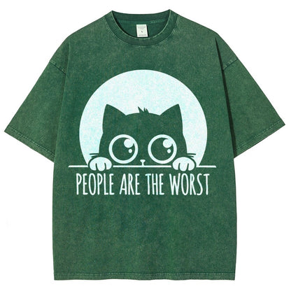 People Are The Worst Vintage Distressed T-shirt