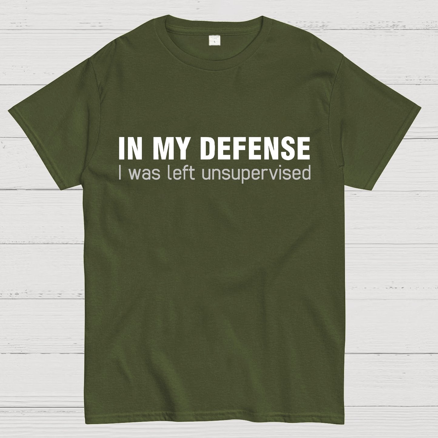 I Was Left Unsupervised Geeky T-Shirt