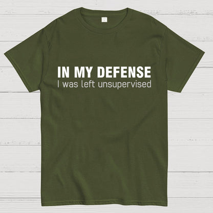 I Was Left Unsupervised Geeky T-Shirt