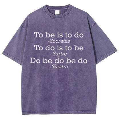 Do Be Do Be Do Joke Vintage Distressed T-shirt
