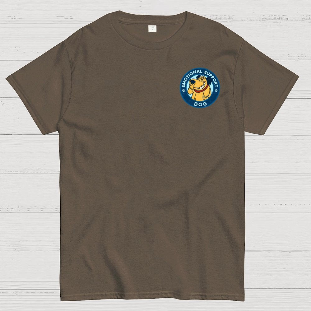 Dog Support Or Not? Front And Back Printing Geek T-Shirt