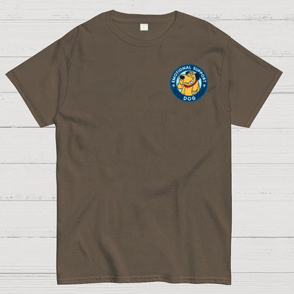 Dog Support Or Not? Front And Back Printing Geek T-Shirt