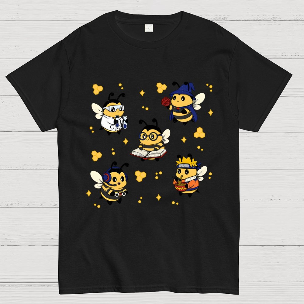 Nerdy Bees Squad Geek T-Shirt