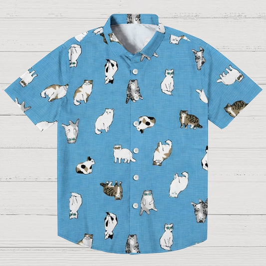 Cat Art Painting Geek Hawaiian Shirt