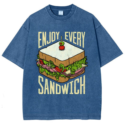 Enjoy Every Sandwich Vintage Distressed T-shirt