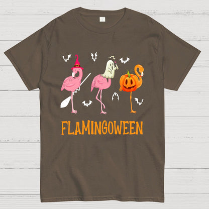 Halloween Flamingo Geek T-Shirt