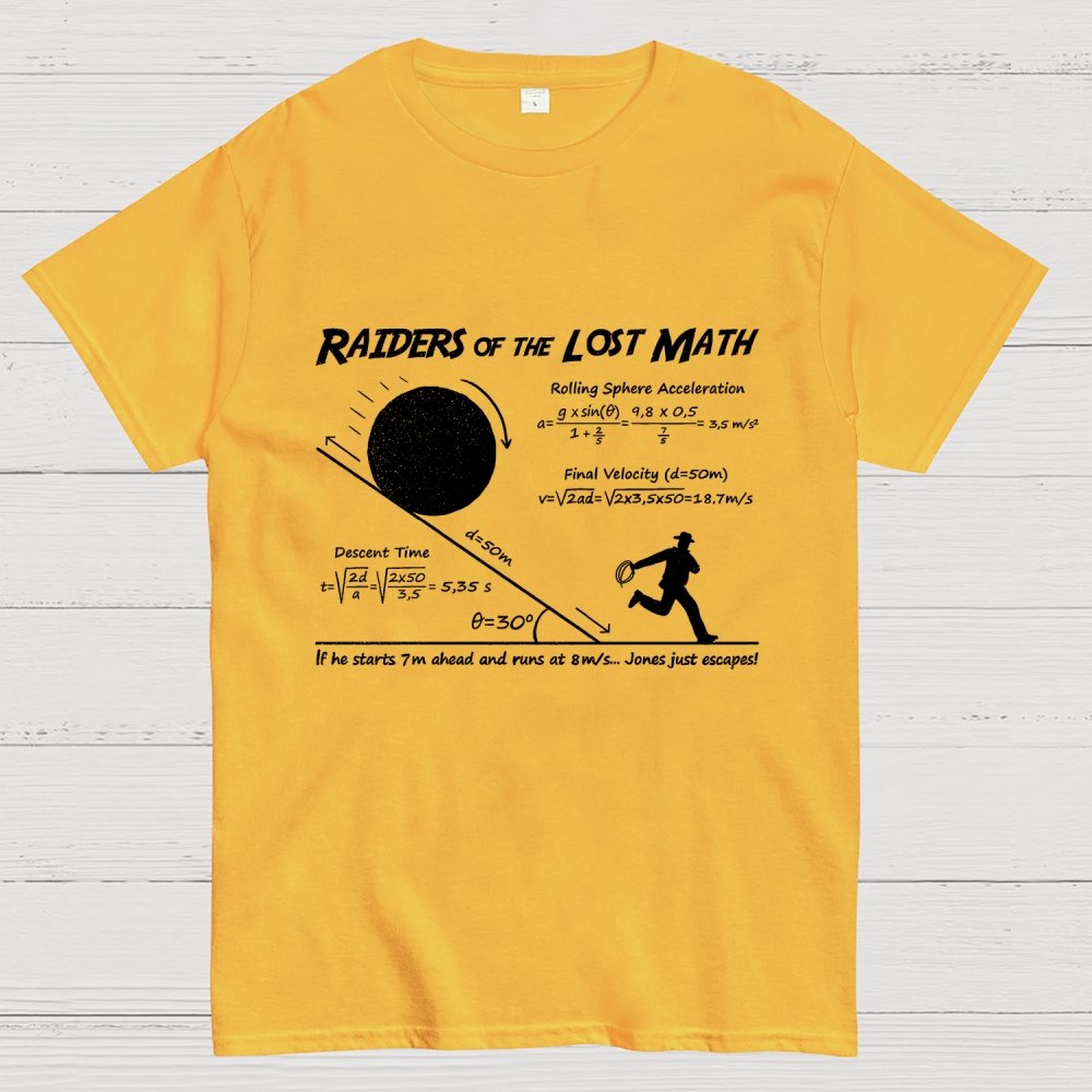 Raiders of the Lost Math Geek T-Shirt