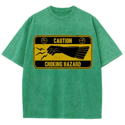 Choke Hazard Vintage Distressed T-shirt