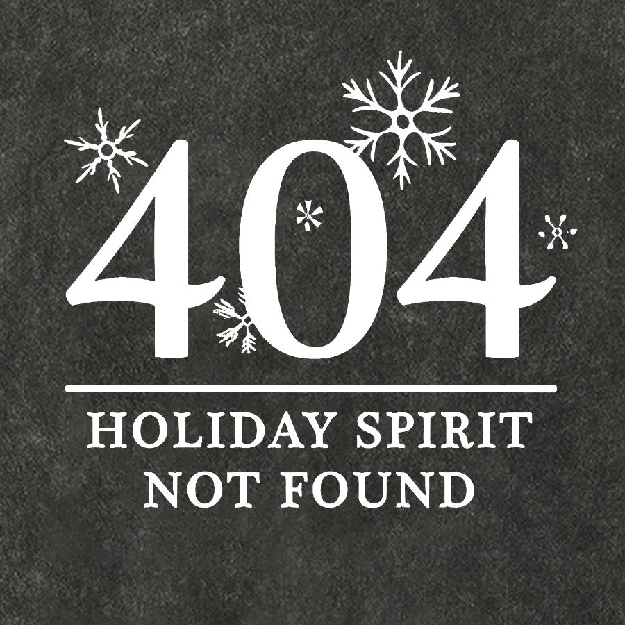 404 Holiday Spirit Not Found Vintage Distressed T-shirt