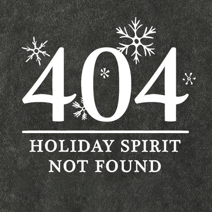404 Holiday Spirit Not Found Vintage Distressed T-shirt