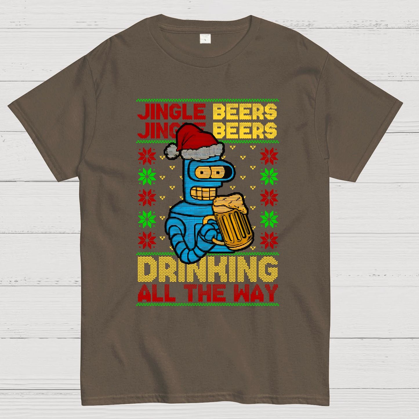 Christmas Jingle Beers Geek T-Shirt