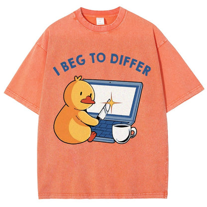 I Beg To Differ Vintage Distressed T-shirt