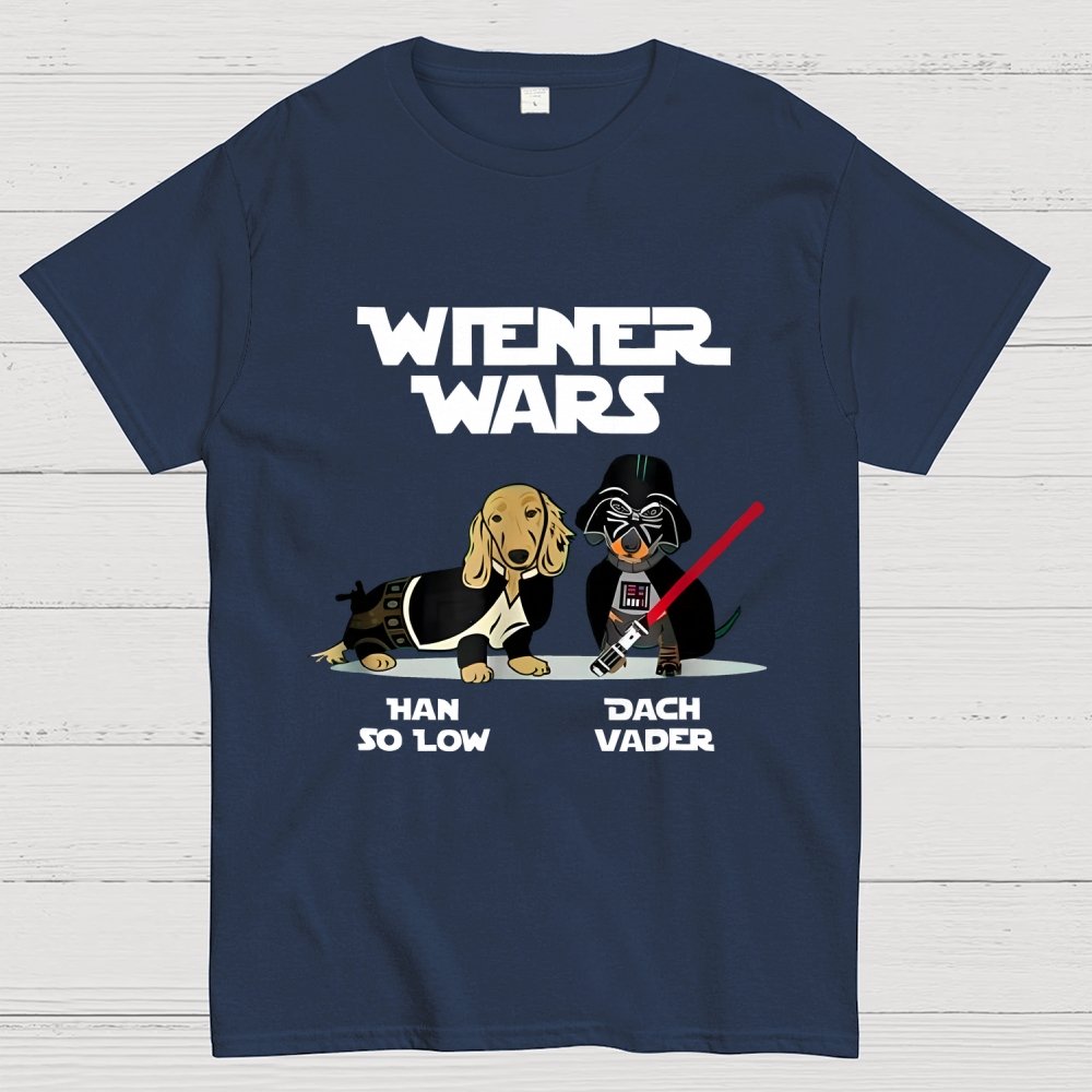 Wiener Wars Funny Dachshund Geek T-Shirt