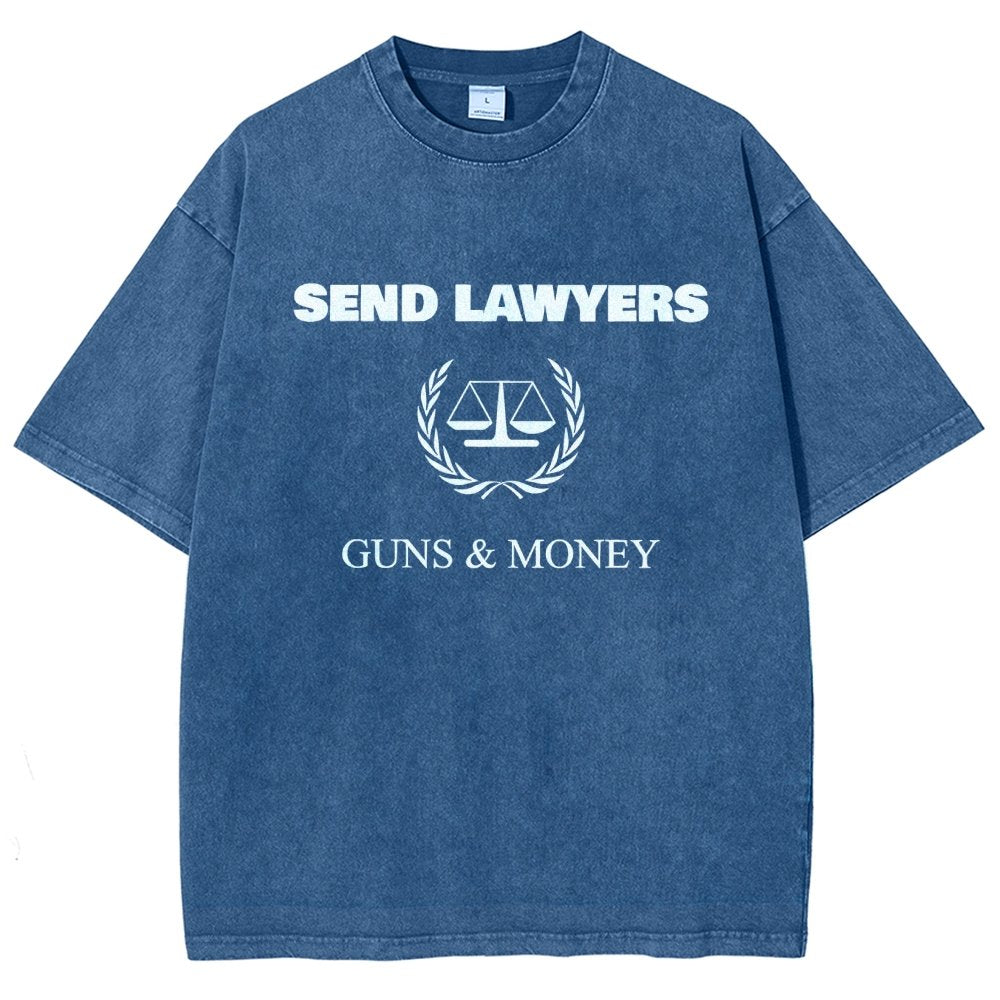 Send Lawyers Guns And Money Vintage Distressed T-shirt