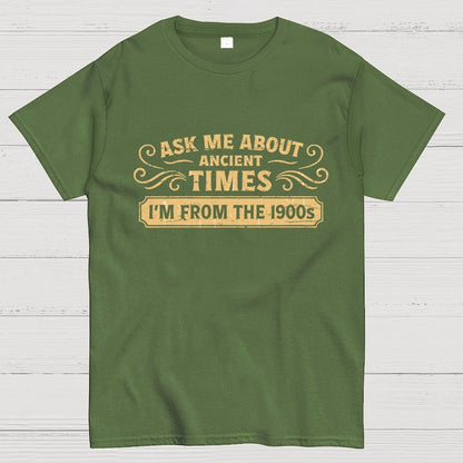 Ask Me About Ancient Times Geek T-Shirt