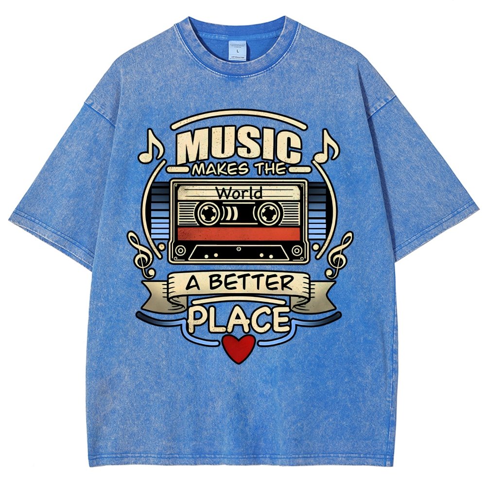 Music love Vintage Distressed T-shirt