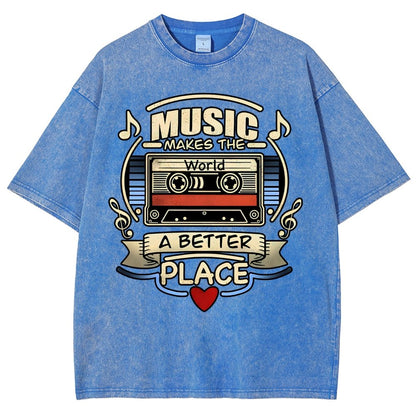 Music love Vintage Distressed T-shirt