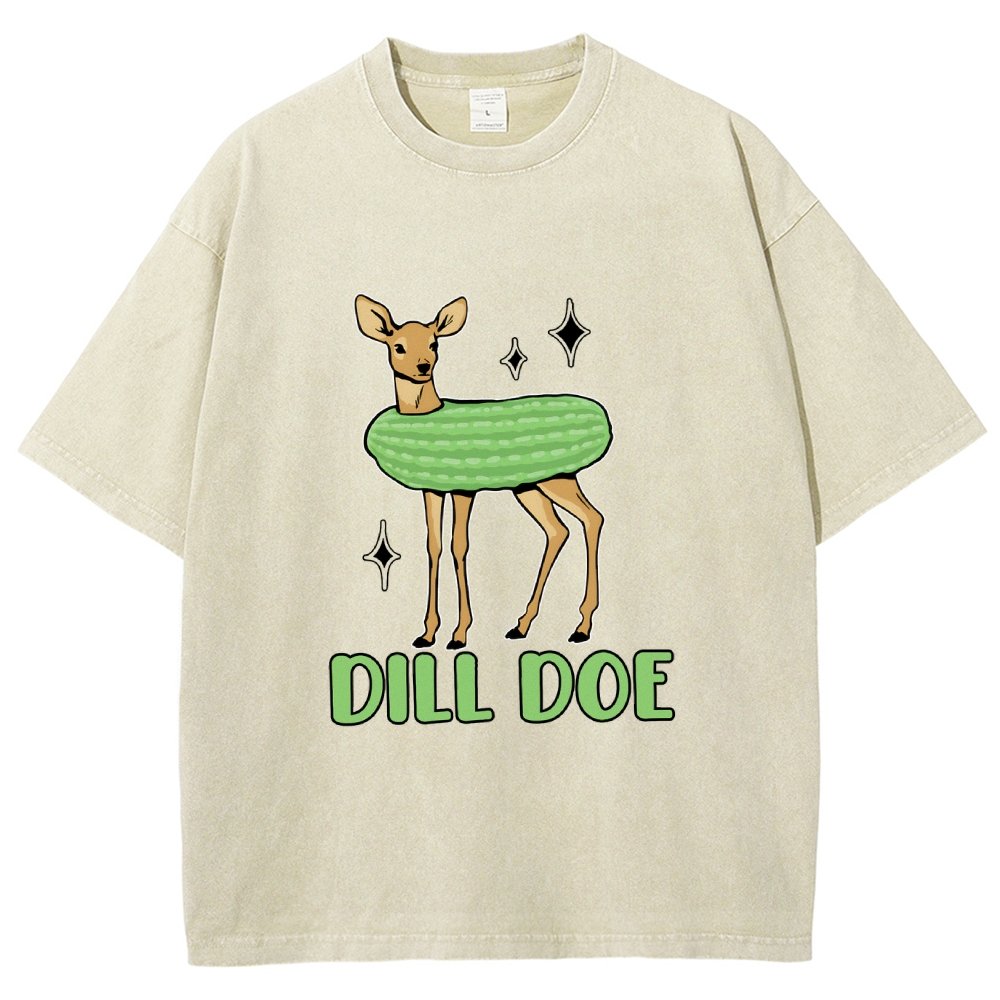 Dill Pickle Funny Vintage Distressed T-shirt