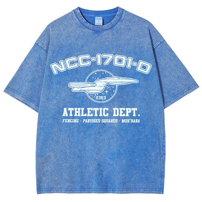 Space Athletic A New Generations Vintage Distressed T-shirt