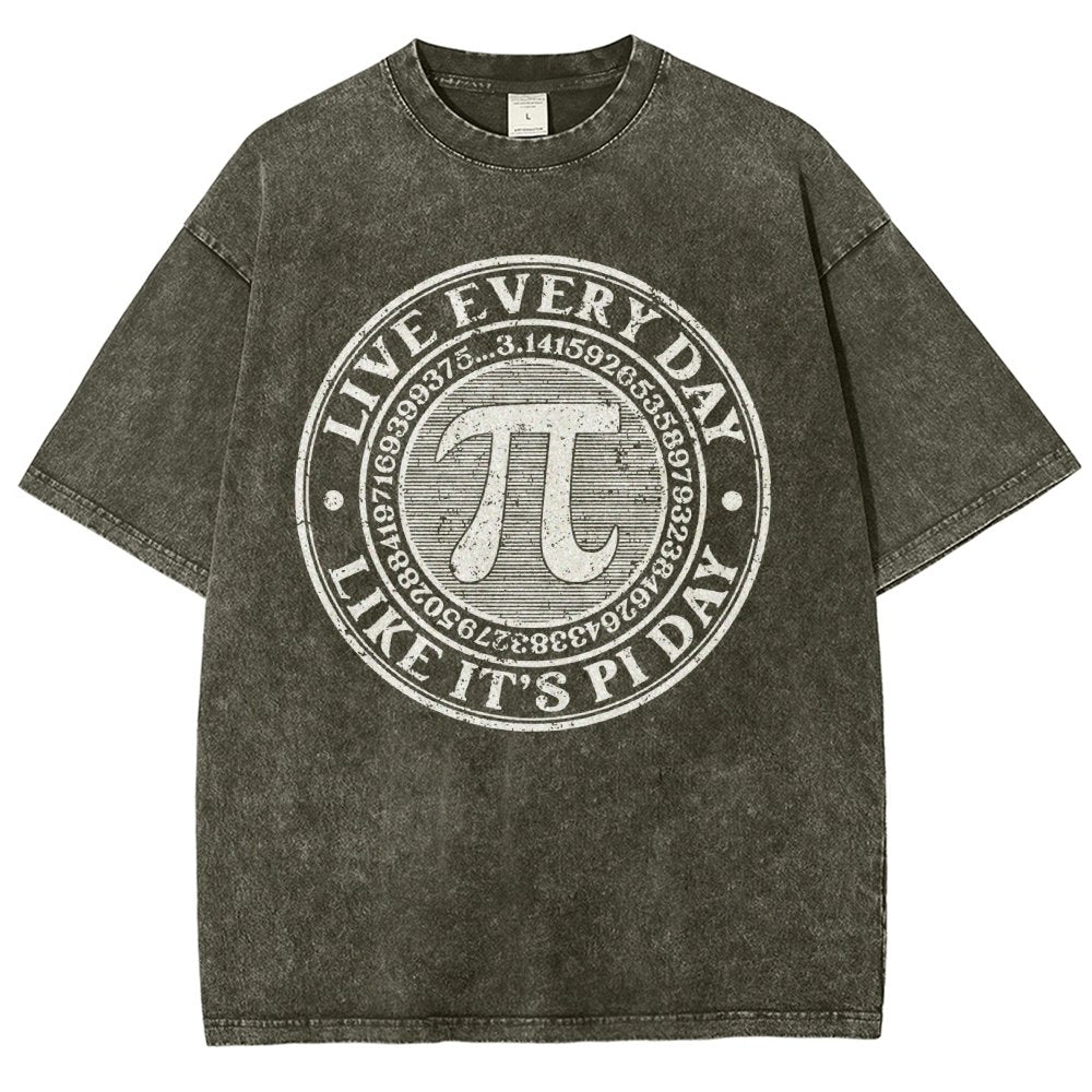 Vintage Pi Day Vintage Distressed T-shirt
