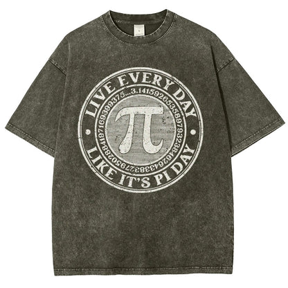 Vintage Pi Day Vintage Distressed T-shirt
