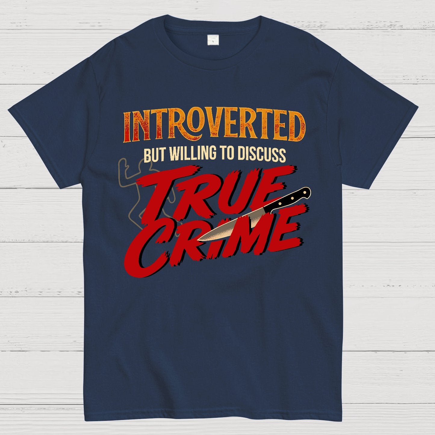 Willing To Discuss True Crime Geek T-Shirt