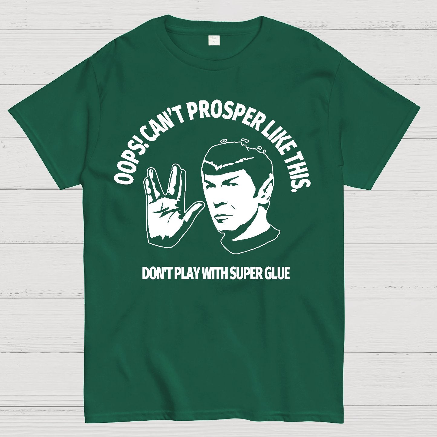 Oops! Can’t Prosper Like This. Funny Geek T-Shirt