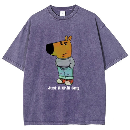 I'm Just A Chill Guy Vintage Distressed T-shirt