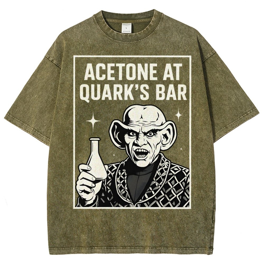 ACETONE AT A SPACE BAR Vintage Distressed T-shirt