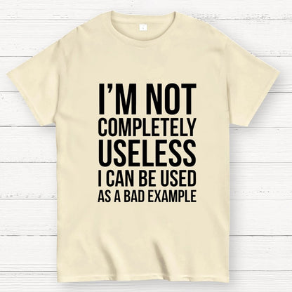 I'm Not Completely Useless Art Print Geek T-Shirt