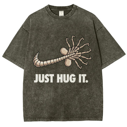 Just hug it Vintage Distressed T-shirt