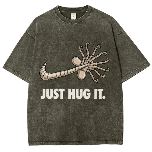 Just hug it Vintage Distressed T-shirt