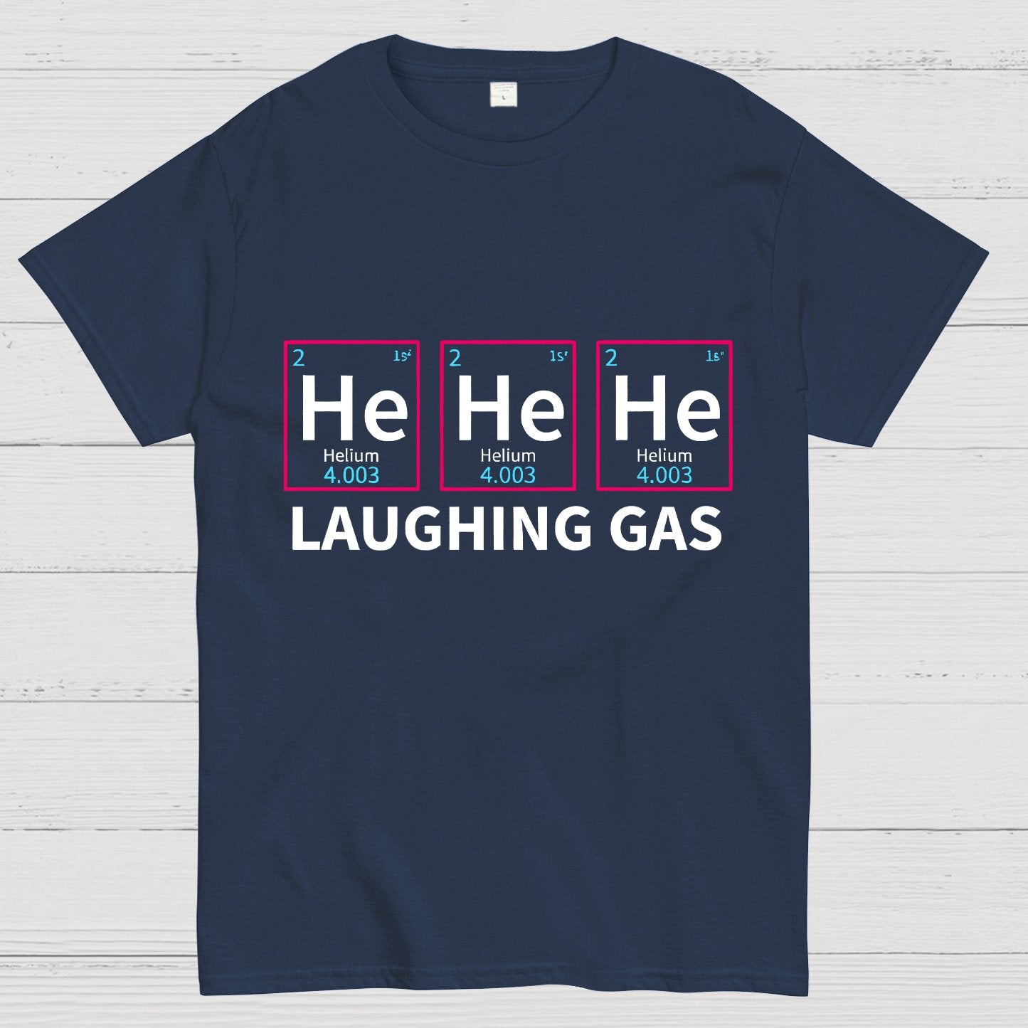 Laughing Gas Periodic Table of Elements Geeky T-Shirt