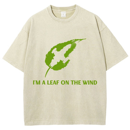 I'm A Leaf On The Wind. Vintage Distressed T-shirt