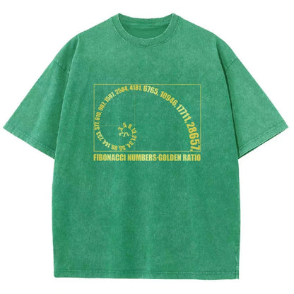 Fibonacci Numbers, Golden Ratio Vintage Distressed T-shirt
